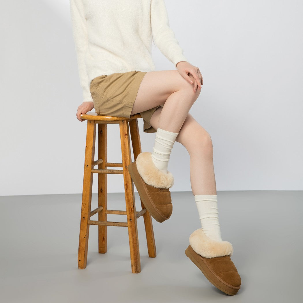 DK UGG Elsie Women Ankle Platform Boots 126