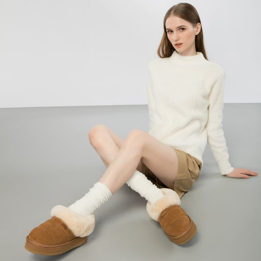 DK UGG Elsie Women Ankle Platform Boots 126