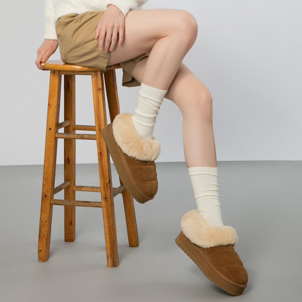 DK UGG Elsie Women Ankle Platform Boots 126