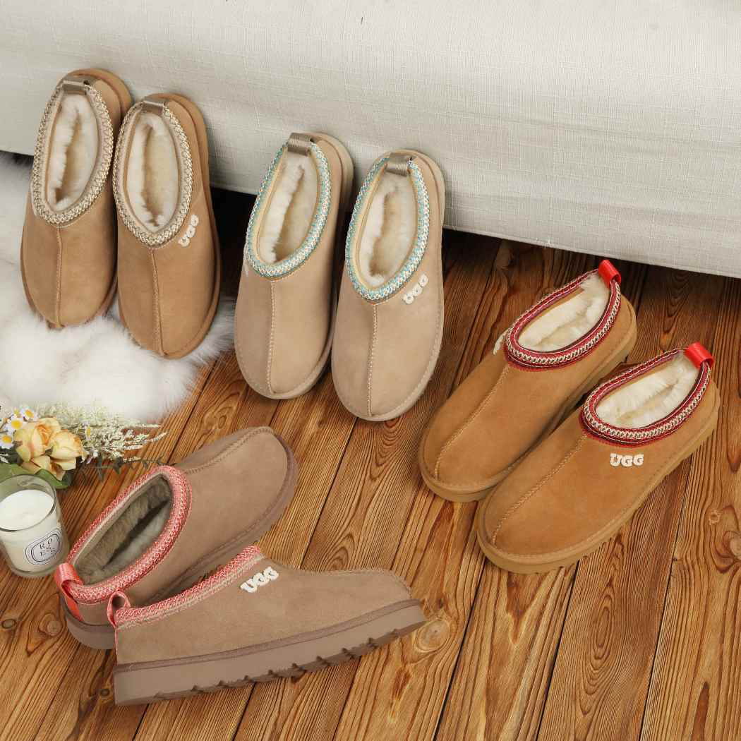 DK UGG Unisex Tasman Emb Logo Slippers 128A