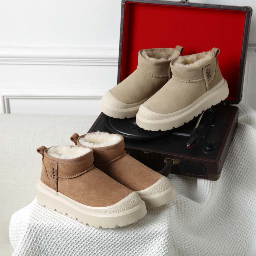 DK Sheepskin UGG Graci Outdoor Chunky Platform Boots DK 139