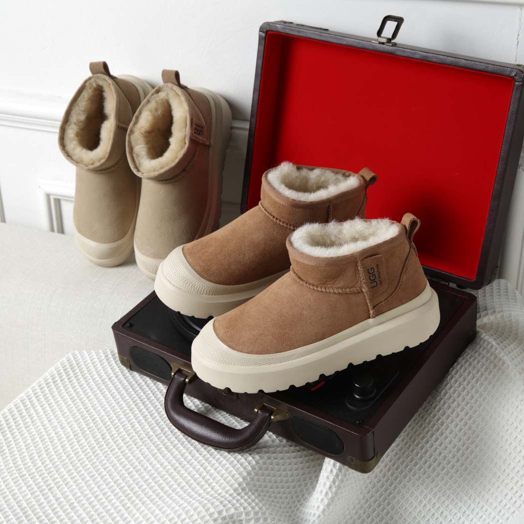 DK Sheepskin UGG Graci Outdoor Chunky Platform Boots DK 139