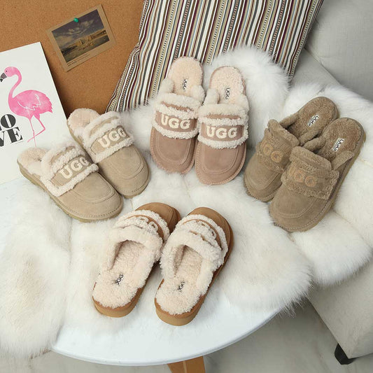 DK UGG Erin Scuff Shearling Slipper DK 143