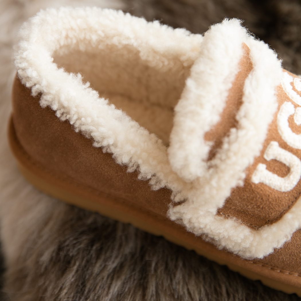 DK UGG® Women Erin Fluffy Wool Ankle Loafers 149