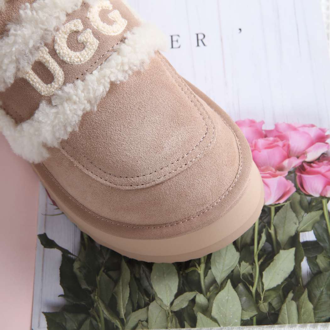DK UGG Women Erin detachable strap Platform Scuff Slipper 162