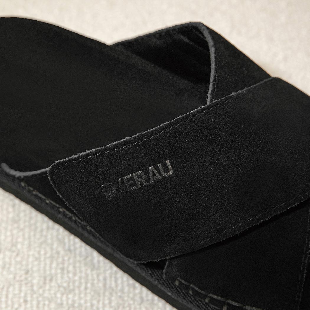 EVERAU® Adjustable Crossover Slip-on Summer Slides Lilac EA 2042