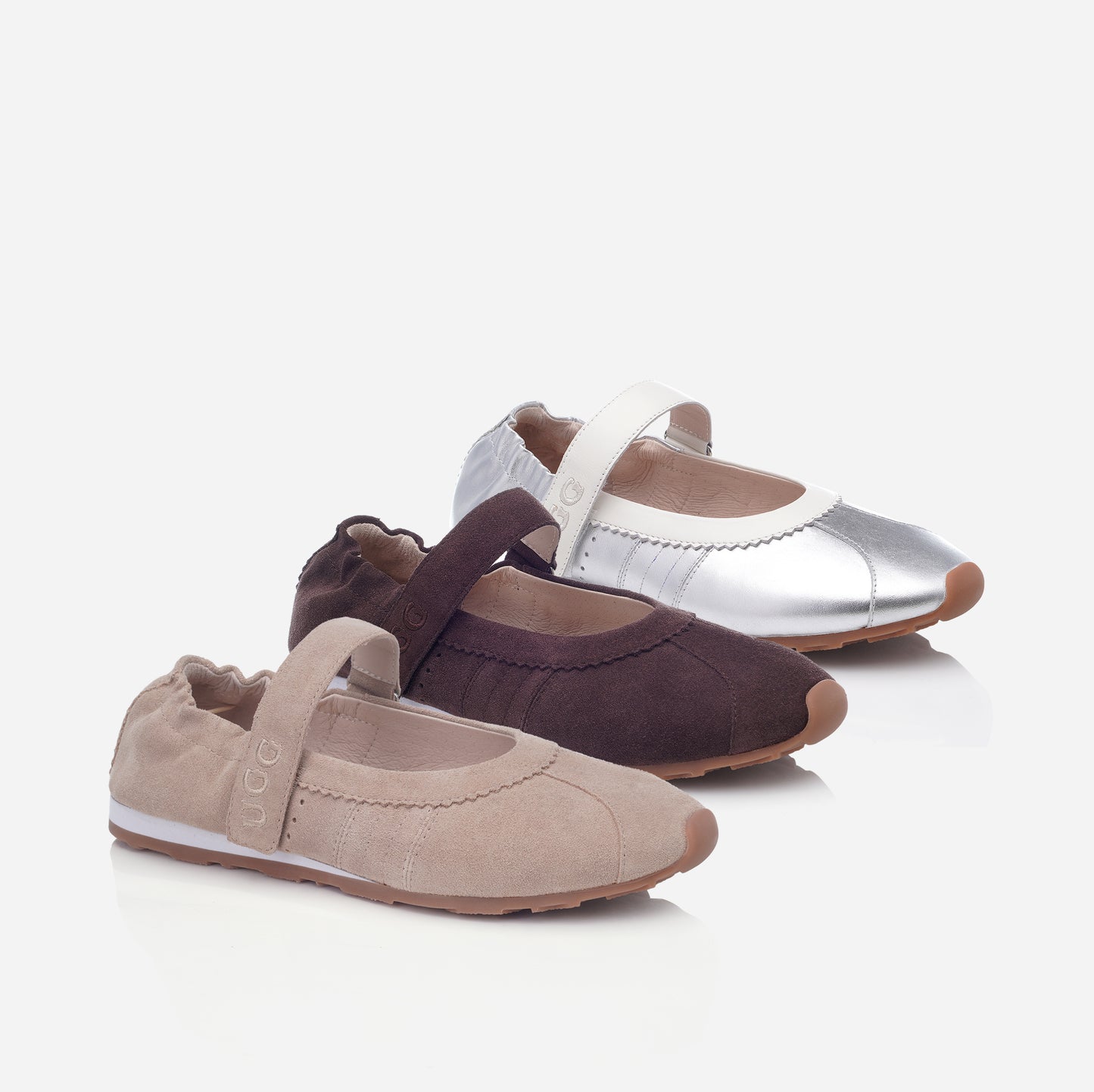 OZLANA UGG Mary Jane Soft Flat Shoes OZ 7012
