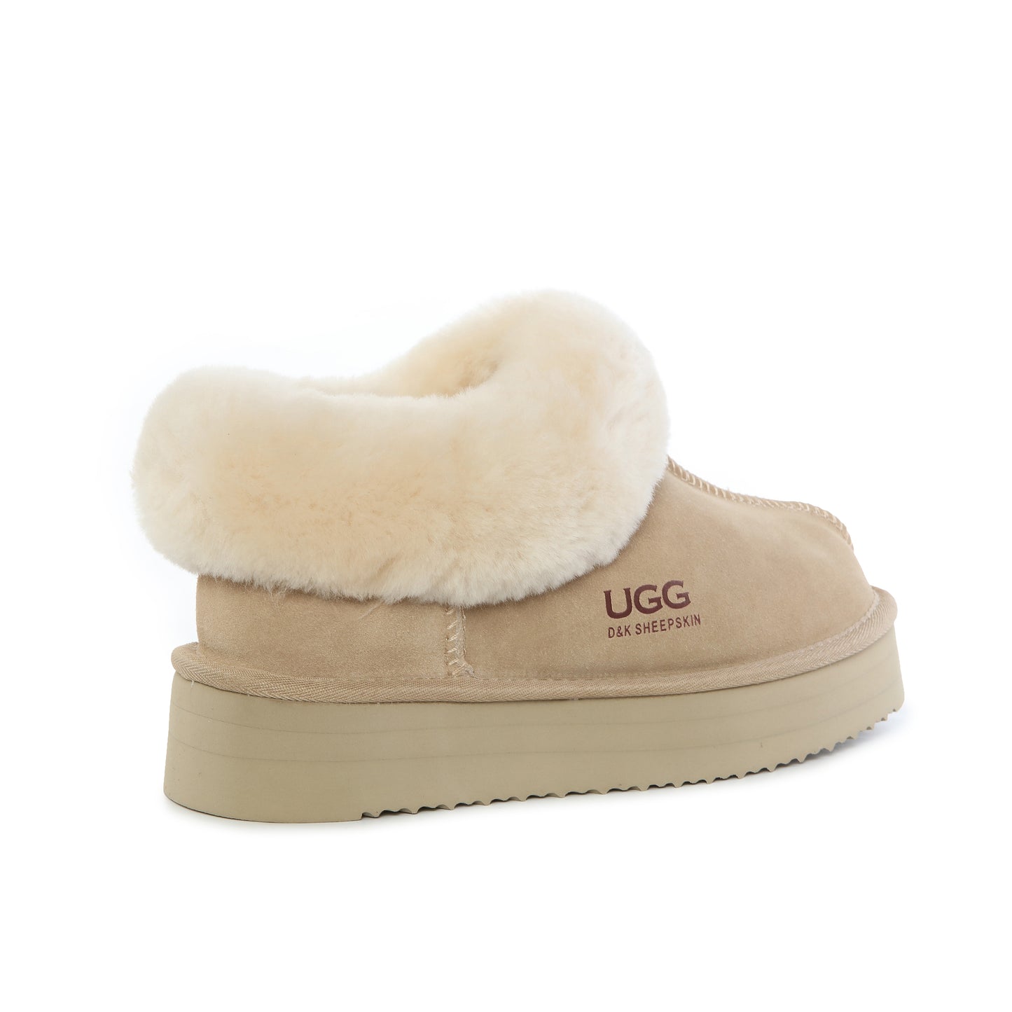 DK UGG Sheepskin Platform Slippers Franka 118
