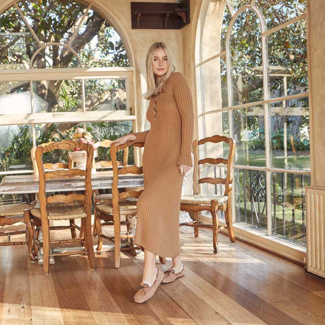 OZWEAR Ugg Romy Ladies Moccasin (Inner Wedge) OB 300