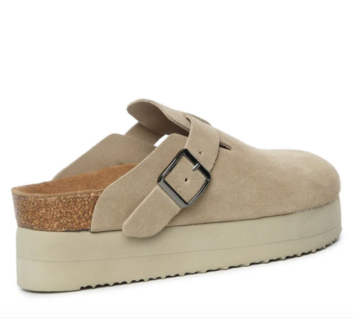 Linny Leather Platform UGG Slippers DK 1645