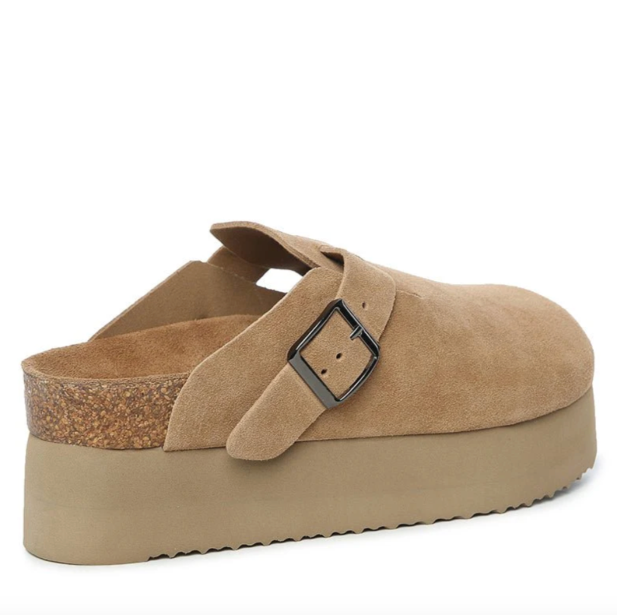Linny Leather Platform UGG Slippers DK 1645