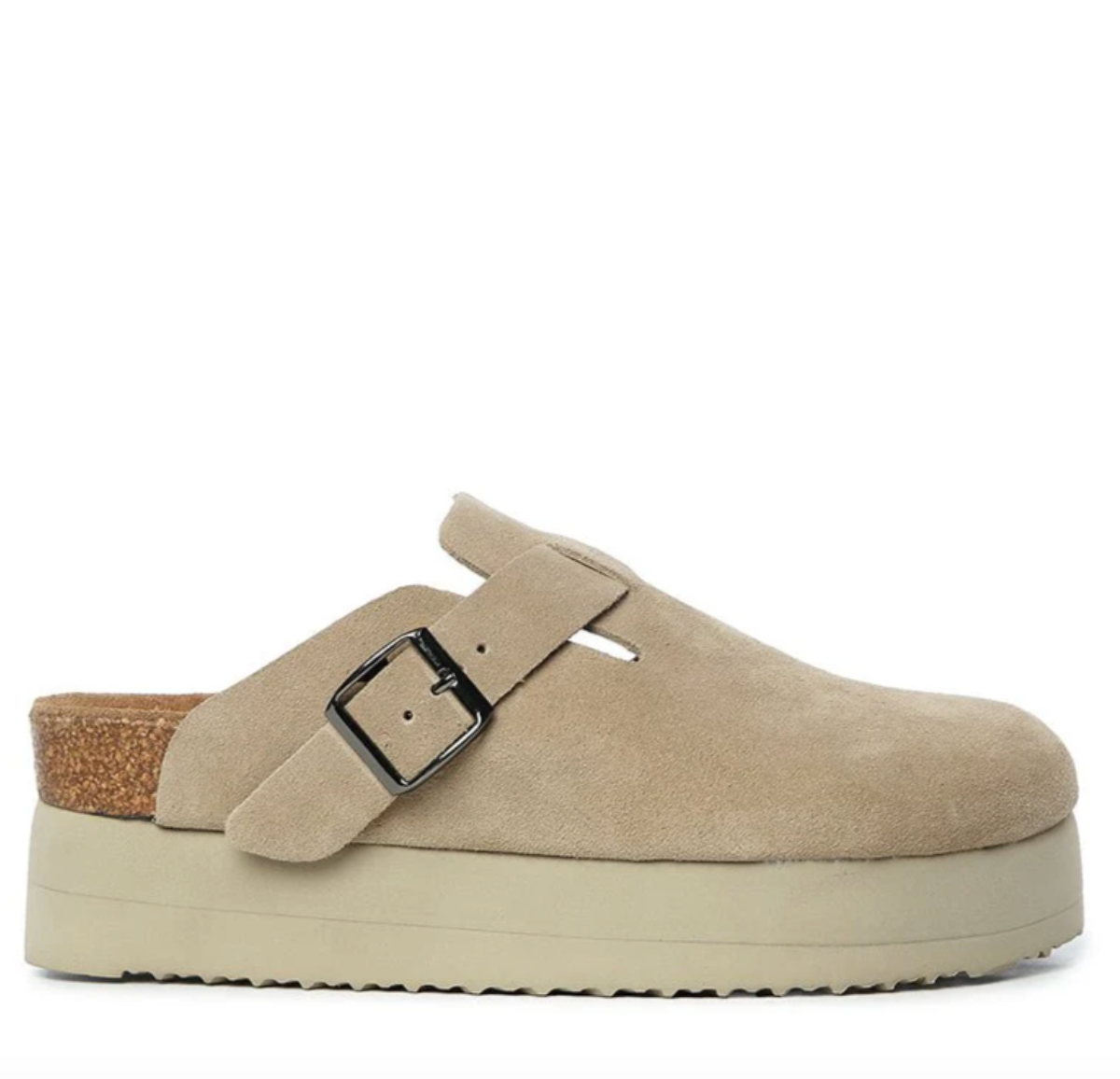 Linny Leather Platform UGG Slippers DK 1645