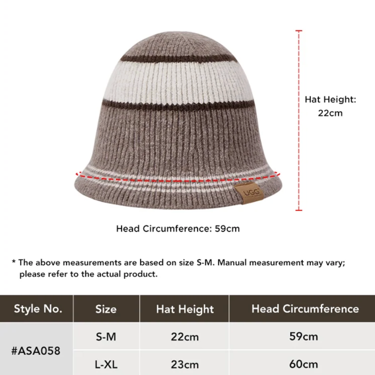 AUSTRALIAN SHEPHERD® Knit Bucket Hat Musi ASA 058