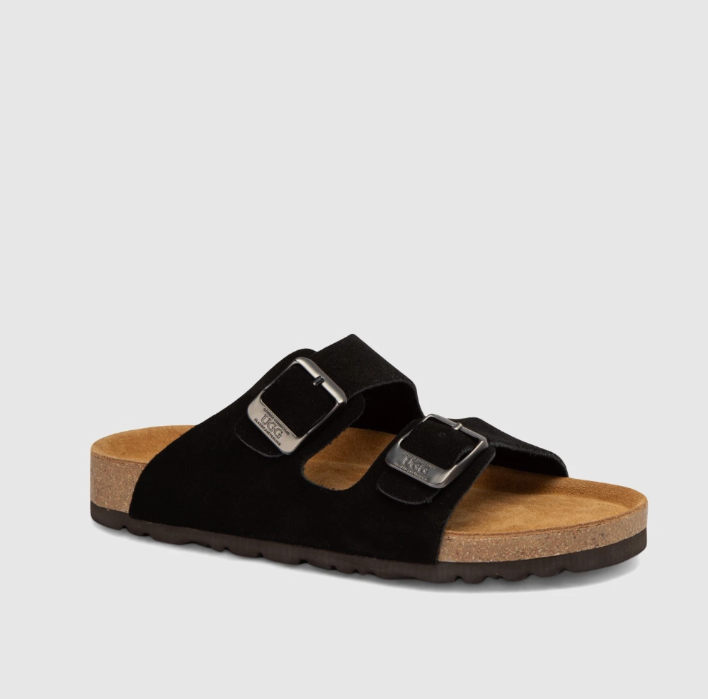 OZWEAR UGG Aussie Victoria Suede Leather Unisex Slides OB756