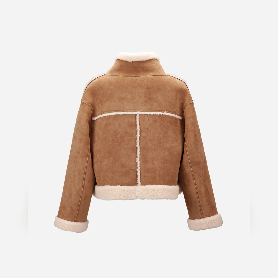 Women's Reversible Australian Wool Toggle Jacket OZ 8008