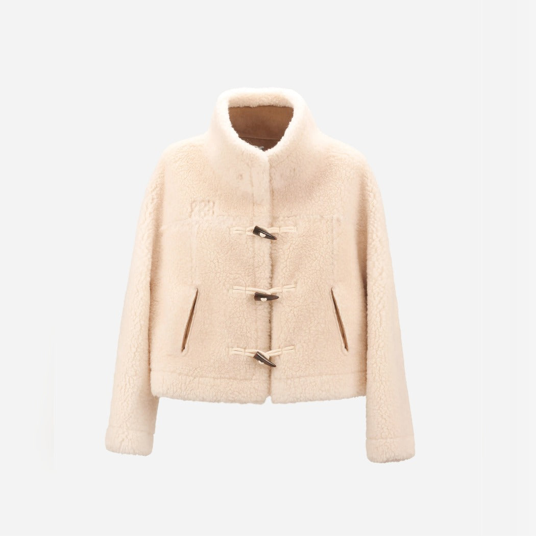 Women's Reversible Australian Wool Toggle Jacket OZ 8008