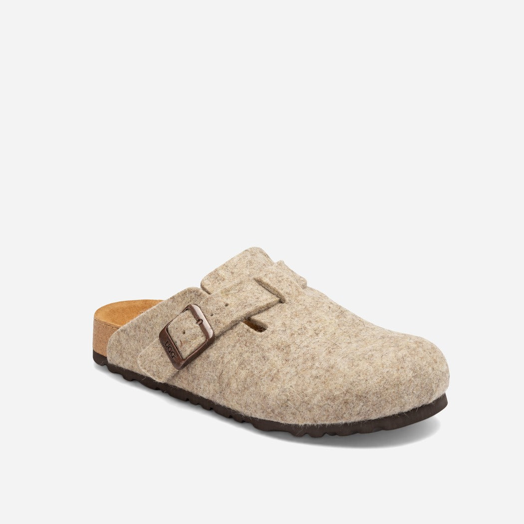 OZWEAR UGG AUSSIE SOFT FOOTBED WOOL FELT SLIPPER OB755WF