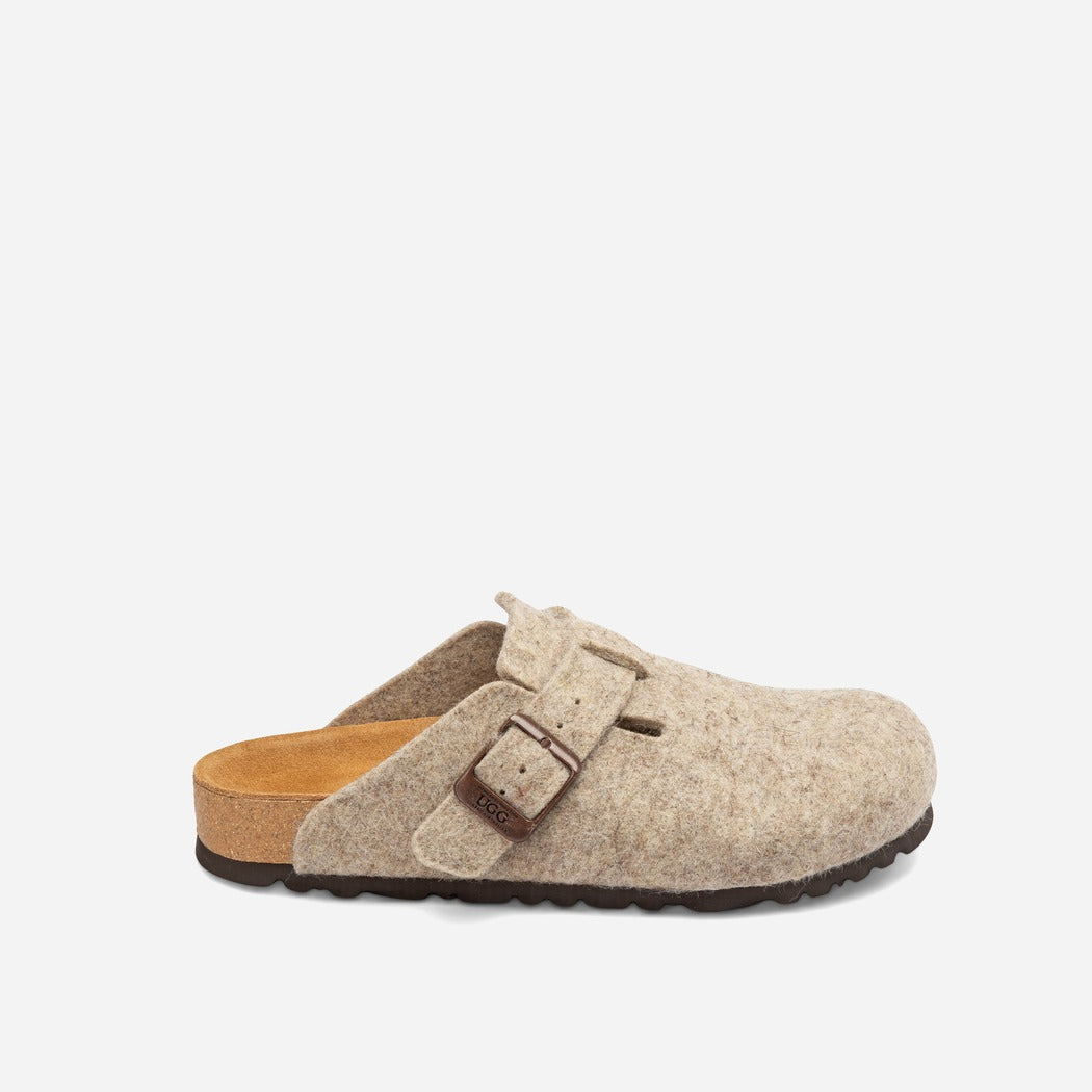OZWEAR UGG AUSSIE SOFT FOOTBED WOOL FELT SLIPPER OB755WF