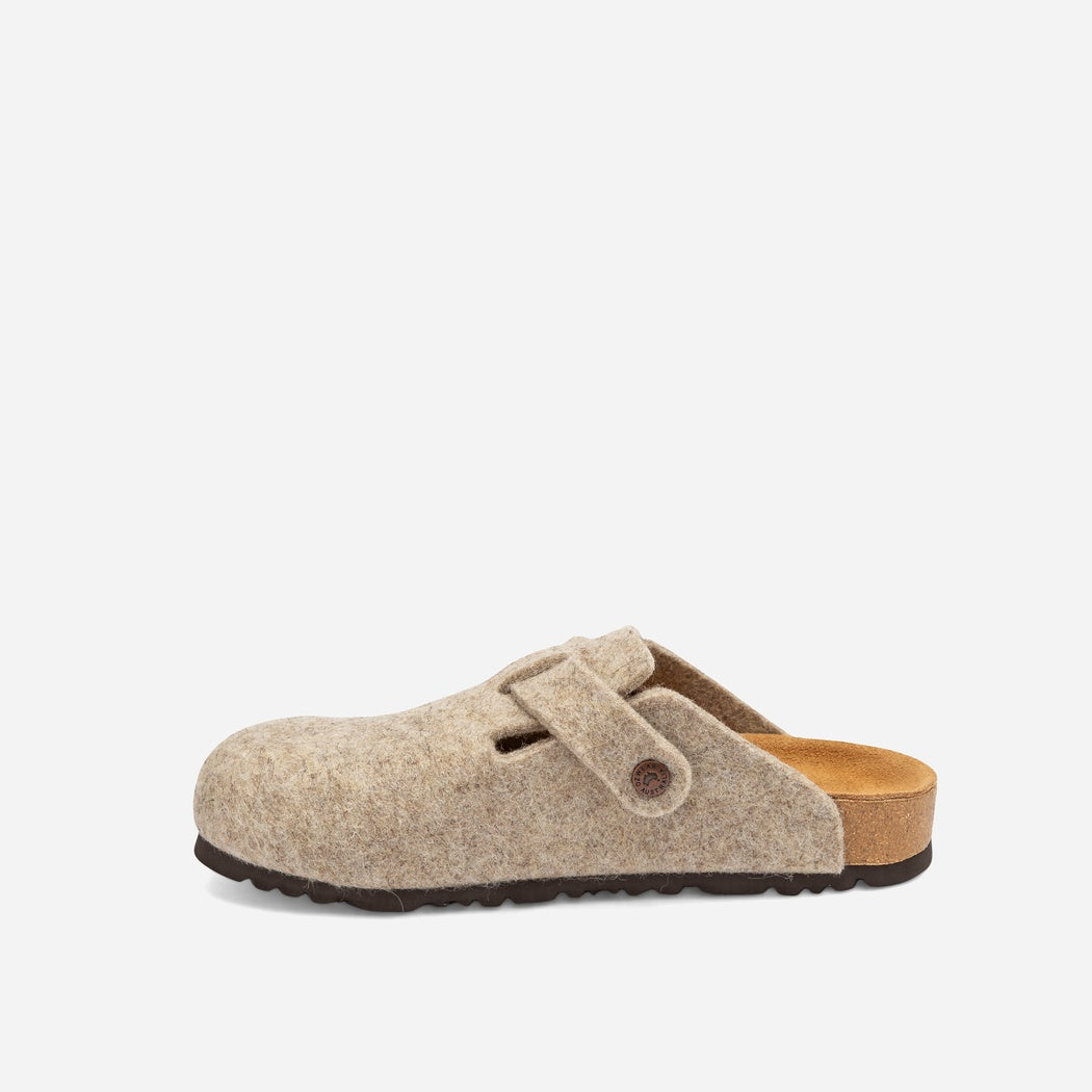 OZWEAR UGG AUSSIE SOFT FOOTBED WOOL FELT SLIPPER OB755WF