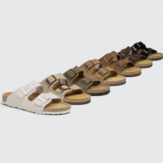 OZWEAR UGG Aussie Victoria Suede Leather Unisex Slides OB756
