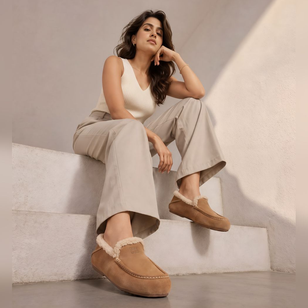 OZWEAR UGG Women's Classic Silp-on Moccasin_OB1032