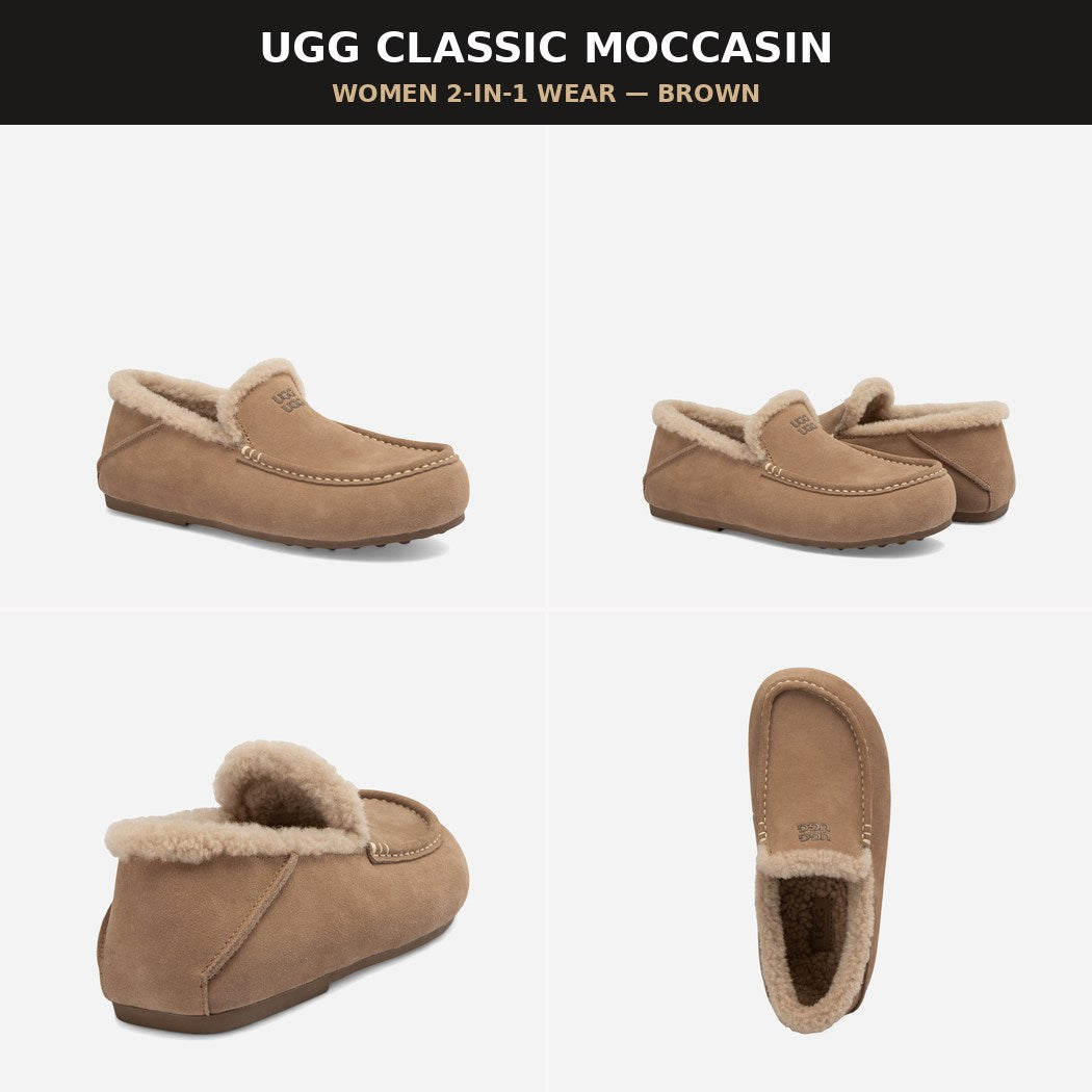OZWEAR UGG Women's Classic Silp-on Moccasin_OB1032
