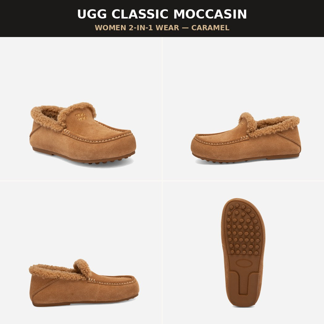 OZWEAR UGG Women's Classic Silp-on Moccasin_OB1032