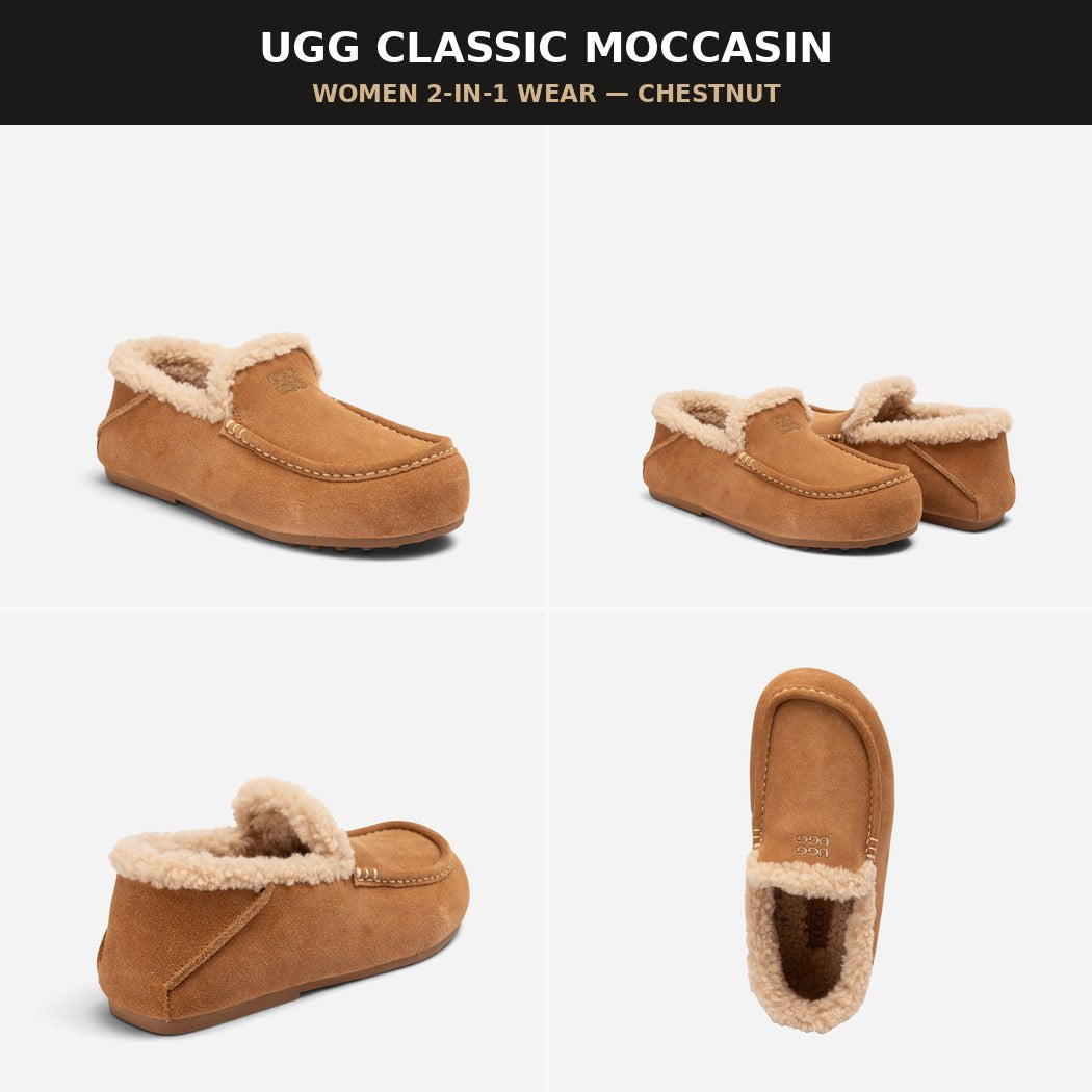 OZWEAR UGG Women's Classic Silp-on Moccasin_OB1032