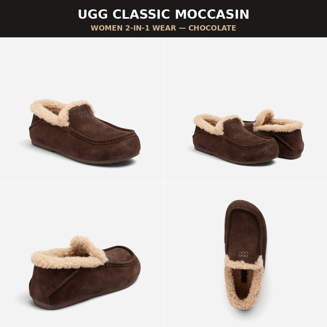 OZWEAR UGG Women's Classic Silp-on Moccasin_OB1032