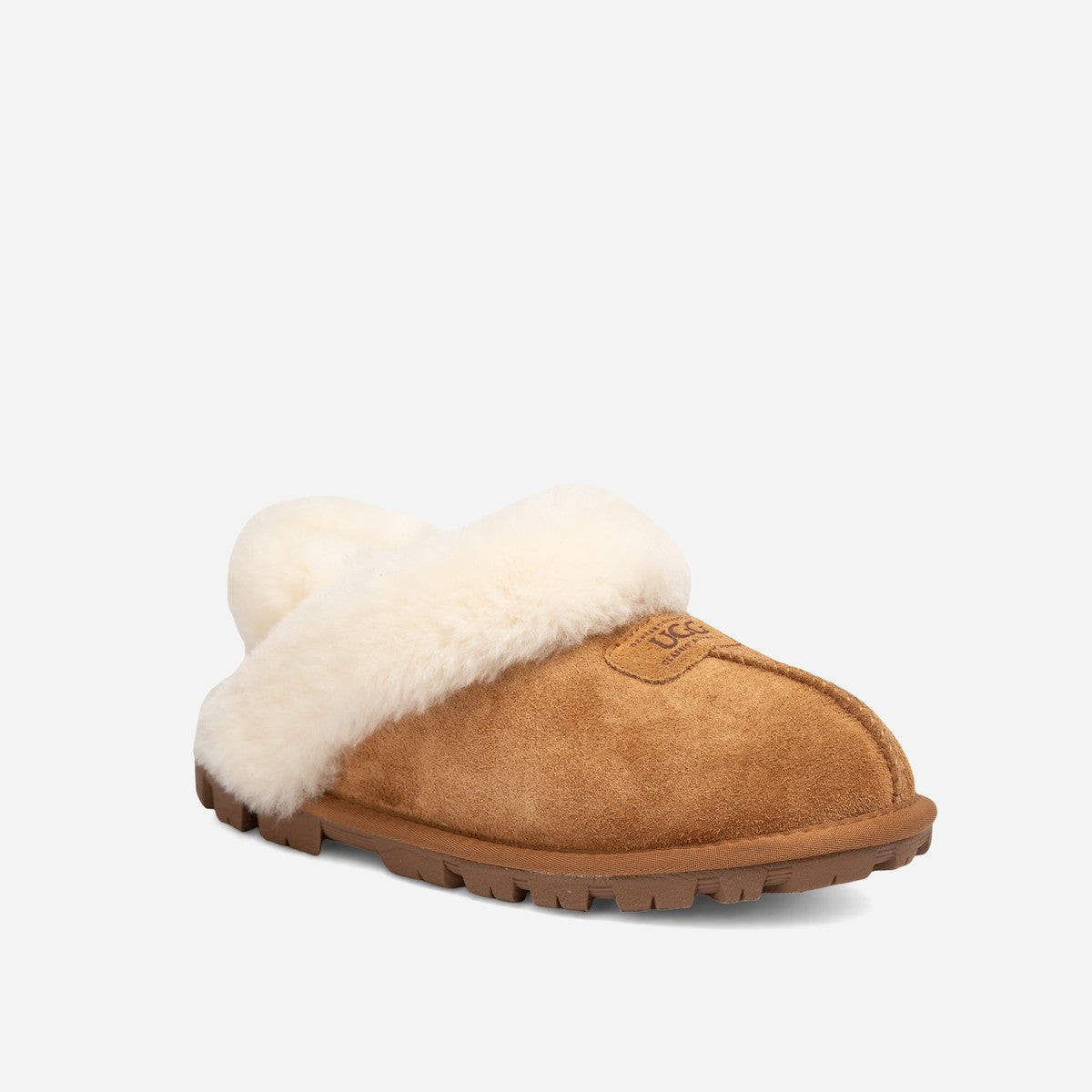OZWEAR UGG COQUETTE HERITAGE SHEARLING SLIPPER ELASTIC LOGO & WOOL STRAP ( DETACHABLE ) OB114LCD