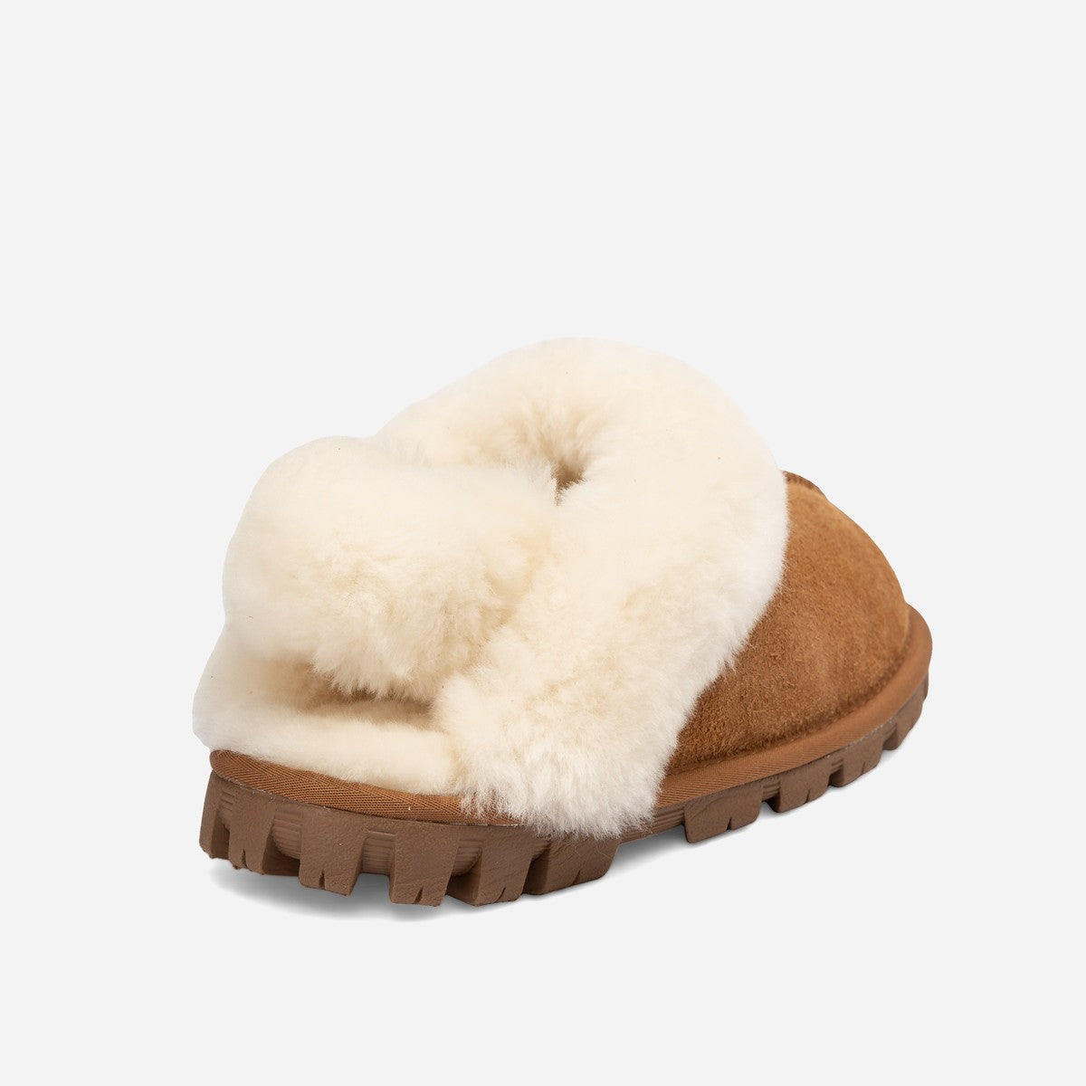 OZWEAR UGG COQUETTE HERITAGE SHEARLING SLIPPER ELASTIC LOGO & WOOL STRAP ( DETACHABLE ) OB114LCD