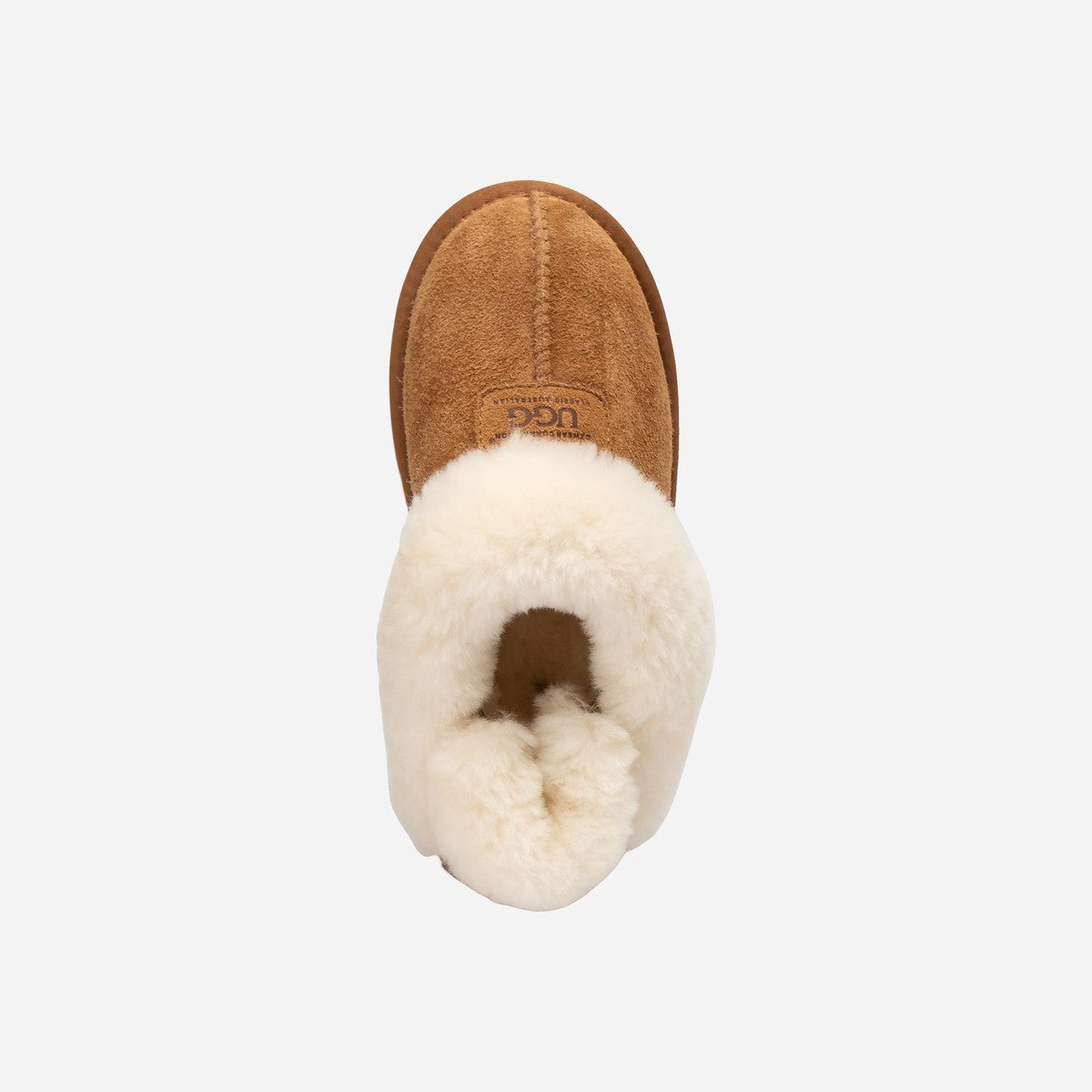 OZWEAR UGG COQUETTE HERITAGE SHEARLING SLIPPER ELASTIC LOGO & WOOL STRAP ( DETACHABLE ) OB114LCD