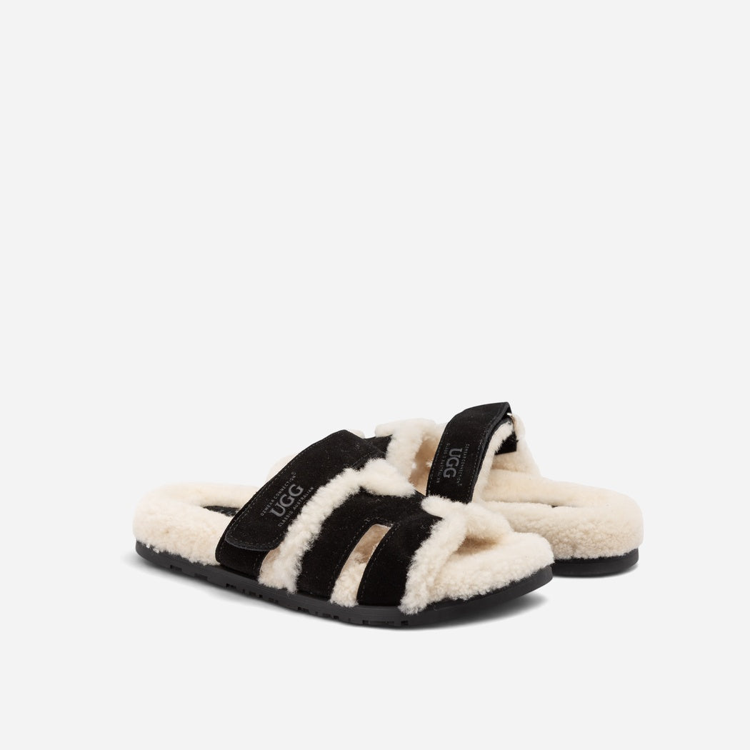 OZWEAR UGG Women's Double Strap Wool Slide OB 1144