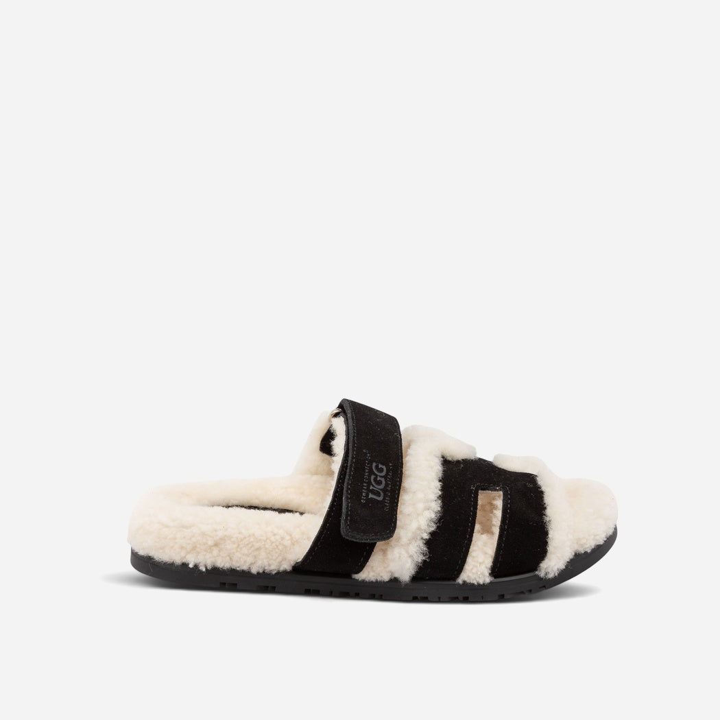 OZWEAR UGG Women's Double Strap Wool Slide OB 1144
