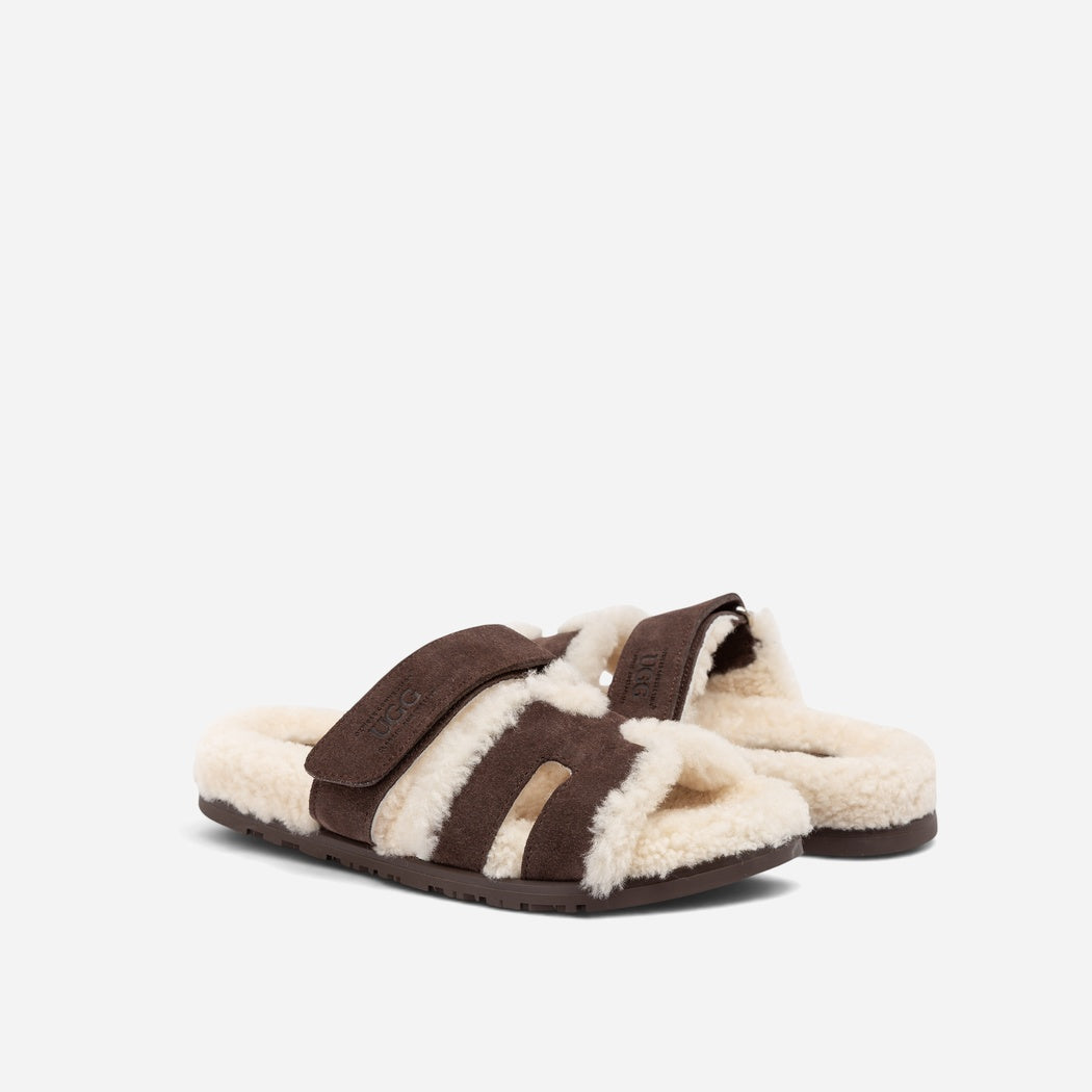OZWEAR UGG Women's Double Strap Wool Slide OB 1144