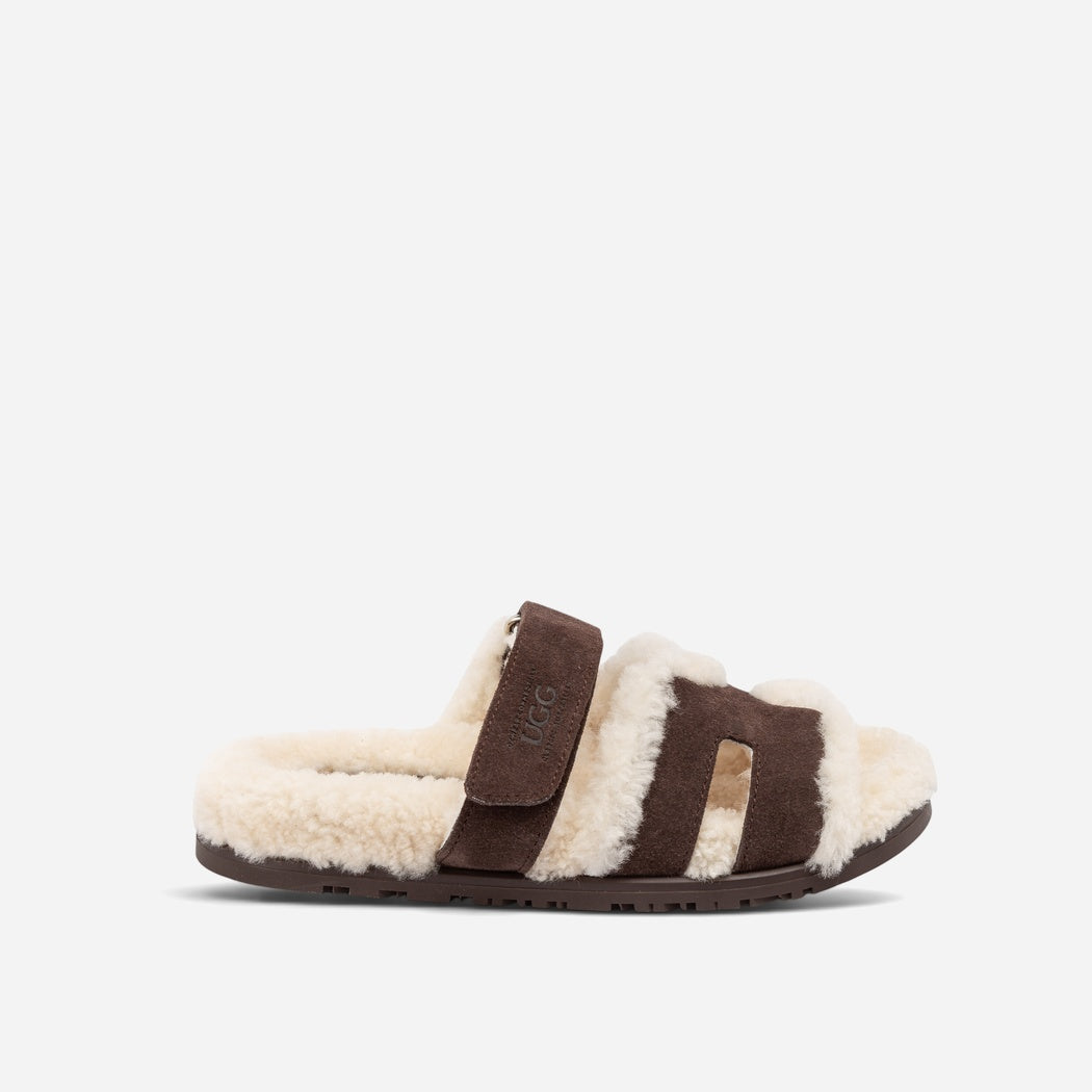 OZWEAR UGG Women's Double Strap Wool Slide OB 1144