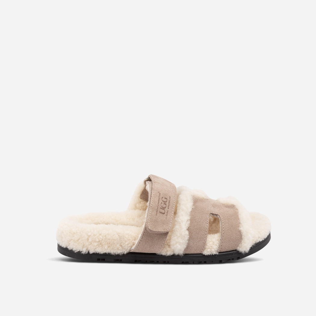 OZWEAR UGG Women's Double Strap Wool Slide OB 1144