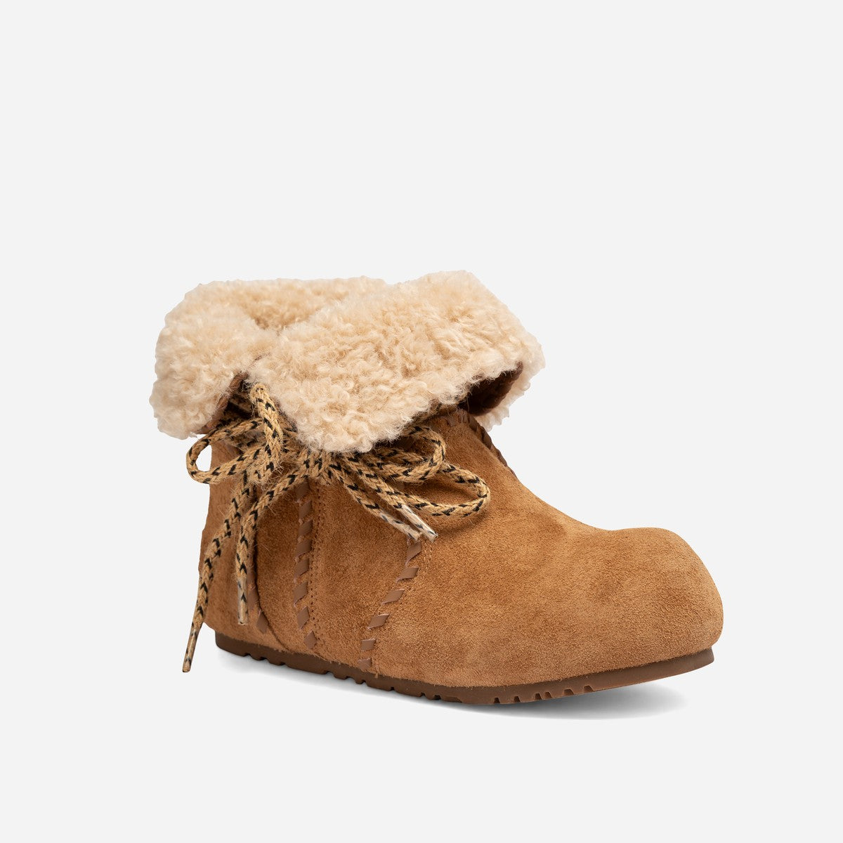 OZWEAR UGG HERITAGE SHEARLING WRAP BOOTS OB1045