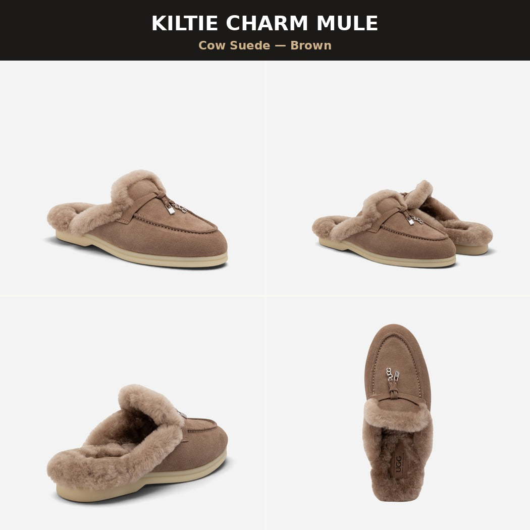 OZWEAR UGG Women's Kiltie Charm Mule OB 1121