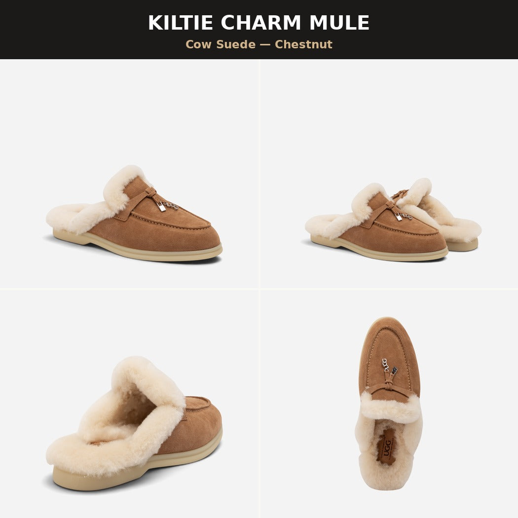 OZWEAR UGG Women's Kiltie Charm Mule OB 1121