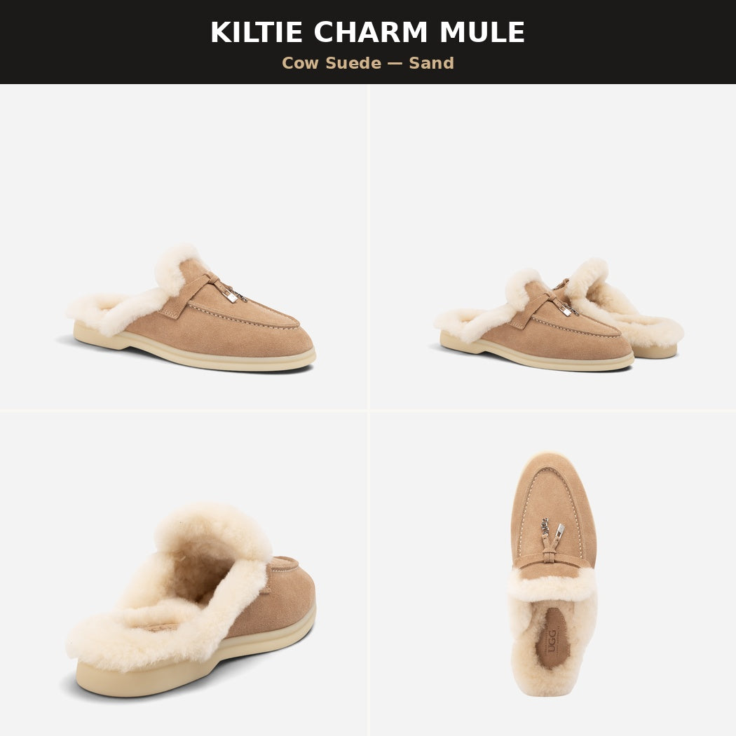 OZWEAR UGG Women's Kiltie Charm Mule OB 1121
