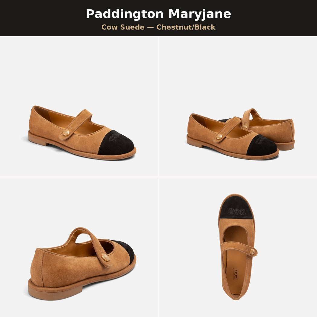OZWEAR UGG Women's PADDINGTON MARYJANE Loafer OB 972