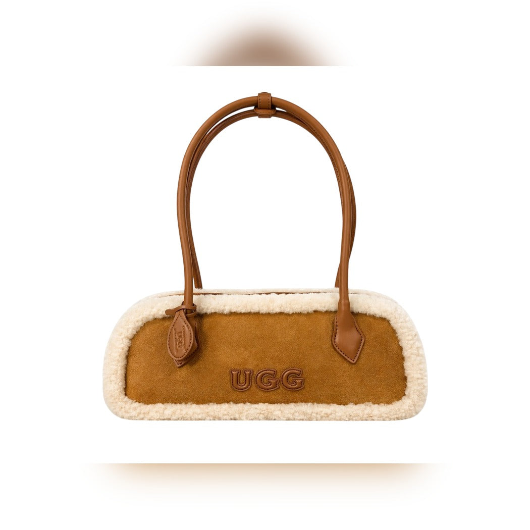 OZWEAR UGG SHEARLING TECKEL DUFFLE HANDLE BAG OZB058
