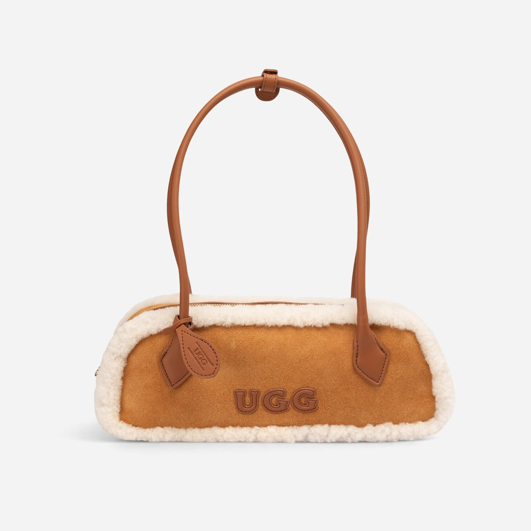 OZWEAR UGG SHEARLING TECKEL DUFFLE HANDLE BAG OZB058