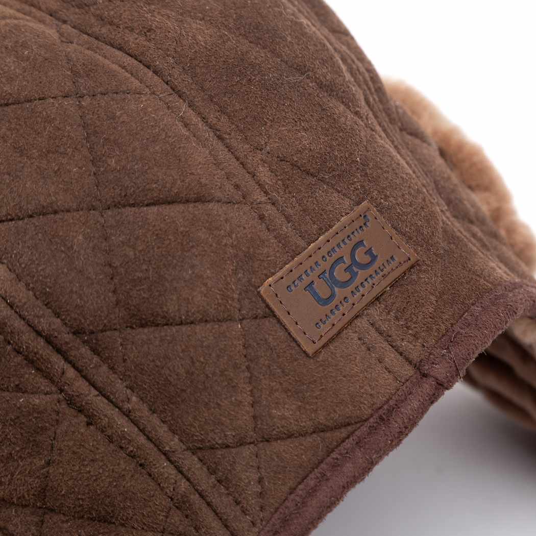 OZWEAR UGG SHEEPSKIN TRAPPER HAT CS087