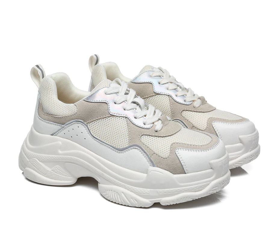 EVERAU® Women 6 cm Platform Chunky Sneakers Como EA 5006