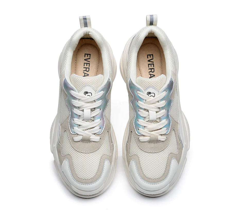 EVERAU® Women 6 cm Platform Chunky Sneakers Como EA 5006