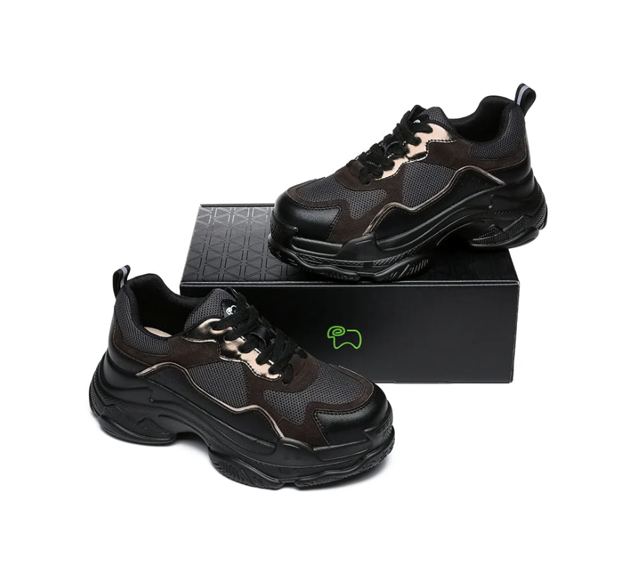 EVERAU® Women 6 cm Platform Chunky Sneakers Como EA 5006