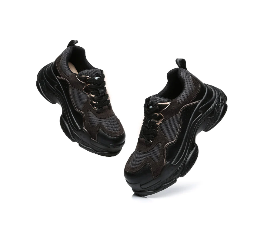 EVERAU® Women 6 cm Platform Chunky Sneakers Como EA 5006