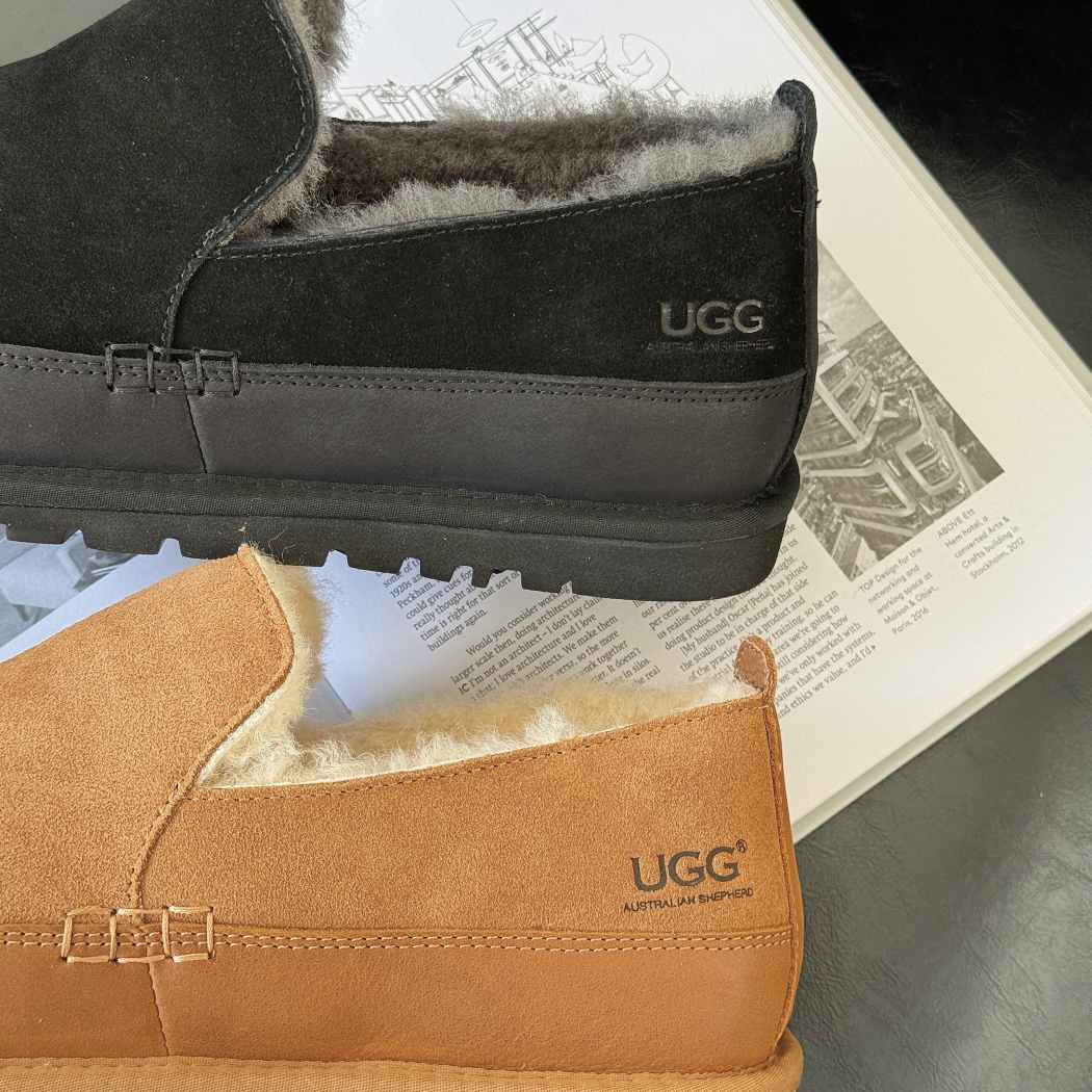 Australian Shepherd UGG Men's Frozark Moccasin Slippers AS 7041